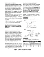 Предварительный просмотр 5 страницы Craftsman 137.219080 Owner'S Manual