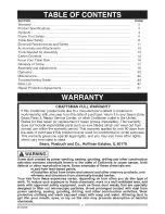 Preview for 2 page of Craftsman 137.284630 Operator'S Manual