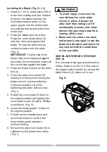 Preview for 21 page of Craftsman 137.322850 Operator'S Manual