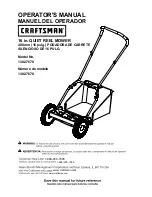 Craftsman 138.37670 Operator'S Manual preview