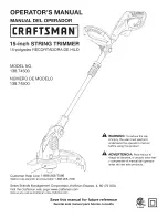 Preview for 1 page of Craftsman 138.74500 Operator'S Manual