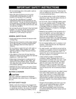 Предварительный просмотр 4 страницы Craftsman 138.88784 Operator'S Manual