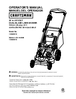 Предварительный просмотр 1 страницы Craftsman 138.98818 Operator'S Manual