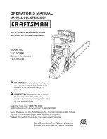 Preview for 1 page of Craftsman 138.98946 Operator'S Manual