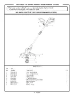 Preview for 12 page of Craftsman 138.98982 Operator'S Manual