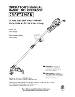 Preview for 1 page of Craftsman 138. 99005 Operator'S Manual