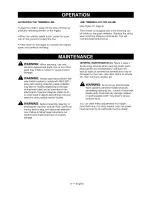 Preview for 11 page of Craftsman 138. 99005 Operator'S Manual
