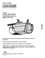 Craftsman 139.10158 Owner'S Manual preview