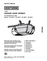 Preview for 1 page of Craftsman 139.18057 Owner'S Manual