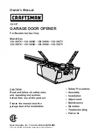 Preview for 1 page of Craftsman 139.18076 Owner'S Manual