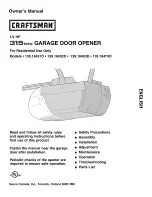 Craftsman 139.18451D Owner'S Manual preview