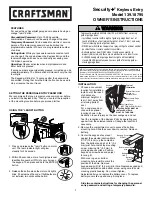 Craftsman 139.18795 Owner'S Instructions preview