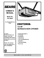 Craftsman 139.18867 Owner'S Manual preview