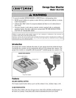 Craftsman 139.21242 Owner'S Manual preview