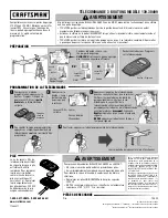 Preview for 2 page of Craftsman 139.30499 Instructions