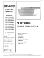 Craftsman 139.53225SRT Owner'S Manual preview