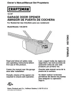 Craftsman 139.5391 Owner'S Manual preview