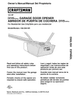 Craftsman 139.53910D Owner'S Manual preview