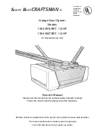 Preview for 1 page of Craftsman 139.53915SRT- 1/2 HP Owner'S Manual