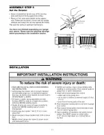 Preview for 11 page of Craftsman 139.53919 Owner'S Manual