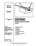 Craftsman 139.53974SRT Owner'S Manual preview