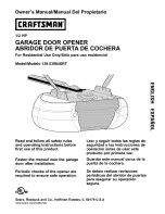 Craftsman 139.53984SRT Owner'S Manual preview