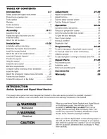 Preview for 2 page of Craftsman 139.53993D Owner'S Manual