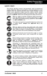 Предварительный просмотр 5 страницы Craftsman 14063 Operator'S Manual