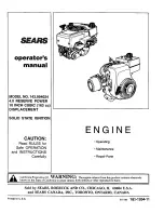 Craftsman 143.994024 Operator'S Manual preview