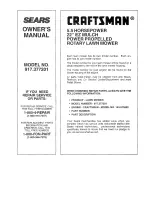 Preview for 24 page of Craftsman 143 Owner'S Manual