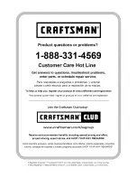 Preview for 33 page of Craftsman 151.30381 Operator'S Manual