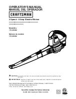 Craftsman 151.30382 Operator'S Manual preview