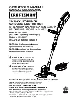 Craftsman 151.50227 Operator'S Manual preview