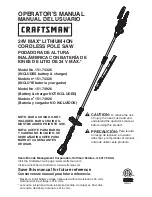 Craftsman 151.74326 Operator'S Manual предпросмотр