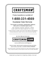 Предварительный просмотр 43 страницы Craftsman 151.74935 Operator'S Manual