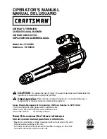 Preview for 1 page of Craftsman 151.98836 Operator'S Manual