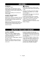 Preview for 11 page of Craftsman 151.98836 Operator'S Manual