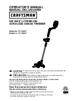 Craftsman 151.98837 Operator'S Manual preview