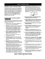 Предварительный просмотр 3 страницы Craftsman 152.21152 Owner'S Manual