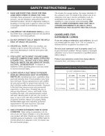 Preview for 4 page of Craftsman 152.213351 Owner'S Manual