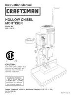 Craftsman 152.219070 Instruction Manual preview