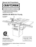 Предварительный просмотр 48 страницы Craftsman 152.221240 Owner'S Manual