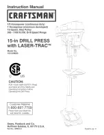 Craftsman 152.229000 Instruction Manual предпросмотр