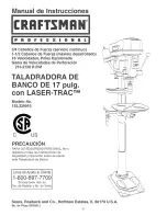 Preview for 31 page of Craftsman 152.229010 Instruction Manual