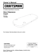 Craftsman 152.298890 Owner'S Manual preview