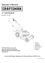 Preview for 1 page of Craftsman 154.37837 Operator'S Manual