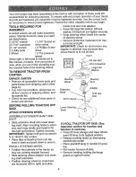 Предварительный просмотр 8 страницы Craftsman 16 HP ELECTRIC START 42" MOWER 6 SPEED TRANSAXLE LAWN TRACTOR 917.27103 Owner'S Manual
