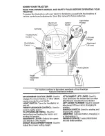 Предварительный просмотр 13 страницы Craftsman 16 HP ELECTRIC START 42" MOWER 6 SPEED TRANSAXLE LAWN TRACTOR 917.27103 Owner'S Manual