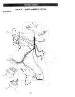 Предварительный просмотр 32 страницы Craftsman 16 HP ELECTRIC START 42" MOWER 6 SPEED TRANSAXLE LAWN TRACTOR 917.27103 Owner'S Manual