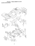 Предварительный просмотр 34 страницы Craftsman 16 HP ELECTRIC START 42" MOWER 6 SPEED TRANSAXLE LAWN TRACTOR 917.27103 Owner'S Manual